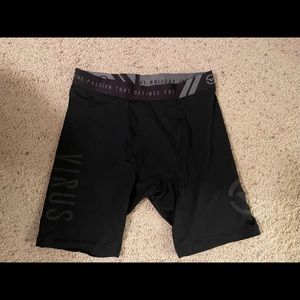 Virus Men's Compression Shorts size Large